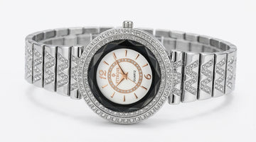 Luxe Crystal Bracelet Watch