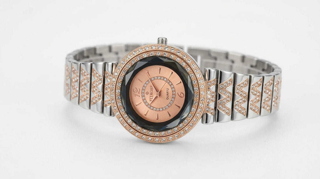 Luxe Crystal Bracelet Watch