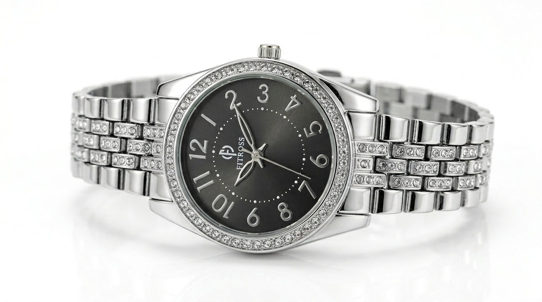 Velmora Crystal Chain Watch – Women's Edition