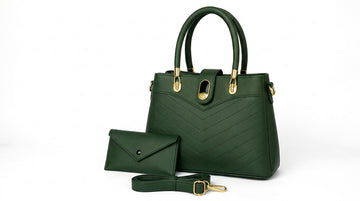 Womens Leather Handbag Set